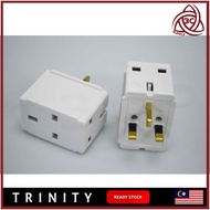 UK Plug 13A 3way 3 Way Adaptor Socket 7387 Plug High Quality VOLTAGE 250VAC @ 50HZ