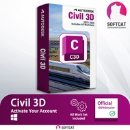 【100%Genuine】Civil 3D Autodesk 2023-2026 Latest Genuine |Activate Your Own Account | Instant Access