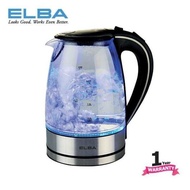 ELBA JUG KETTLE EJK-C1721G(BK) GLASS BOBY 1.7 L WITH LEN LIGH
