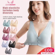 Front Buckle Nursing Bra Push UpWomen Wireless Maternity Breastfeeding Bra Plus Size Comfortable Sea