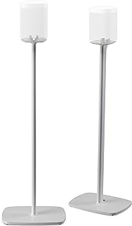 Flexson Floor Stands for Sonos One, One SL and Play:1 - White (Pair)