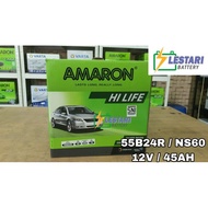 Suzuki Sx4 Amaron Hi-Life 55B24R / Ns60 Dry Battery