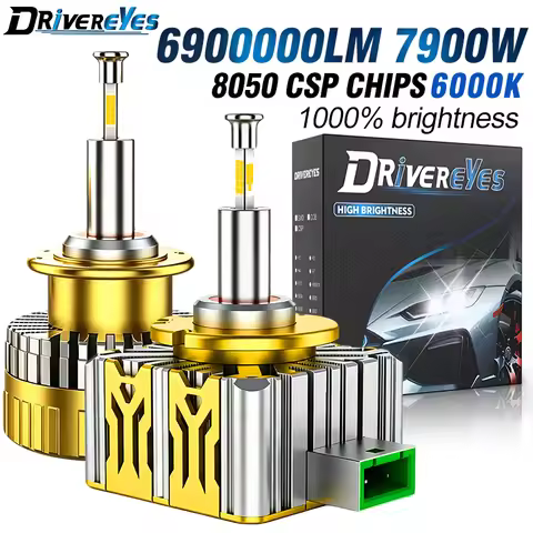 360 3D D1S D3S LED Lights Bulbs LED Canbus D1R D3R D2S D4S D2R D4R Xenon Turbo Car Headlight Lamp Mo