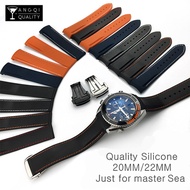 Watch Strap For Omega Seamaster Speedmaster Planet Ocean Sports Silicone Bracelet Mod Parts Replacem