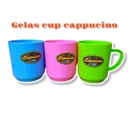 (3 Pcs) Plastic Handle Cups, Cappuccino Cups /s Thick Cups, Plastic Cups, Coffee Cups