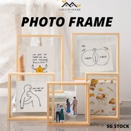{SG} 8Inch A4 Size Photo Frame Picture Frame Specimen Photo Frame Wooden Photo Frame A4 Wooden Photo