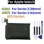 อะไหล่ A1847แบตเตอรี่สำหรับนาฬิกา Apple ซีรีส์3 38มม. A1875 GPS สำหรับ Apple Watch Series 3 42มม. รุ