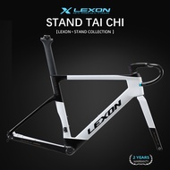Lexon Aero Carbon Road Racing Frameset with Full Internal Cable Routing for Disc Brake, Lightweight 