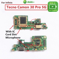 for Tecno Camon 30 Pro 5G CL8 Charging Port Flex Cable - USB Type-C Connector with IC Chip | Fast Ch