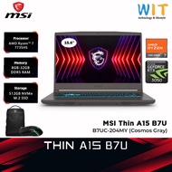 MSI Thin A15 B7UC-204 (AMD Ryzen 7-7735HS/8GB-32GB RAM/512GB/15.6"FHD 144Hz/RTX3050/W11/2Y Warranty)