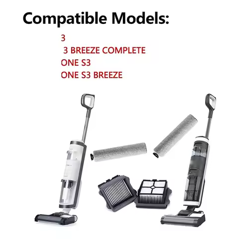 A24R Accessories Kit For Tineco Floor One S3/ Ifloor 3, Vacuum Filter Brush Roller For Tineco Floor 