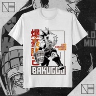 Katsuki Bakugo T-Shirt Manga Hero Anime MHA Gift Shirt Tee Semua Saiz