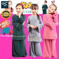 Baju Kurung Kids | Baju Kurung Kanak Perempuan | Baju Kurung Kanak2 Perempuan Kurung Modern Set Buda