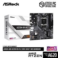 ASRock AMD A620M HDV/M.2 DDR5 Socket AM5 Mainboard # 90-MXBLL0-A0UAYZ
