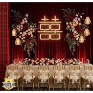 Neon lights with the word Joy - Twin joy letters, neon lights for wedding decorations, happy letters