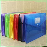 RAN Expandable File Folder A4 B4 Document Storage Organizer Clear File Folder Bag