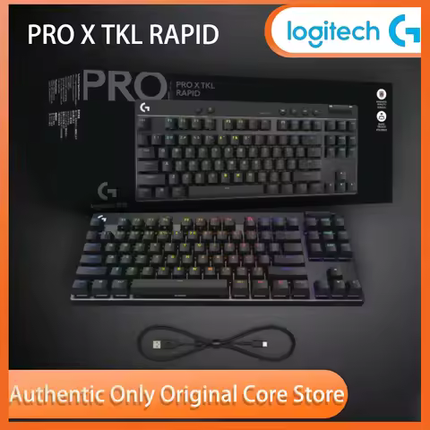 PRO X TKL RAPID Logitech keyboard wired gaming mechanical magnetic analog switch fast trigger e-spor
