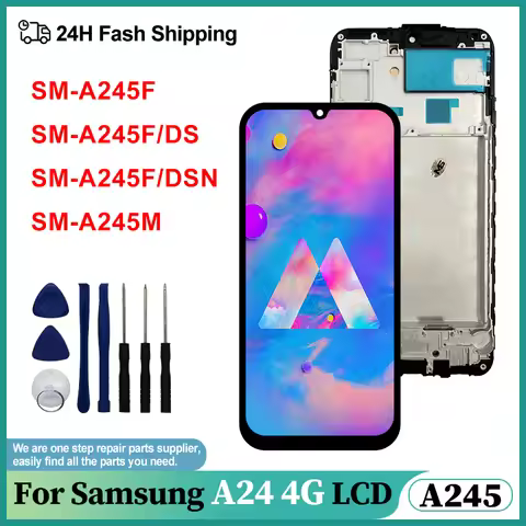 OLED For Samsung Galaxy A24 4G SM-A245F LCD Display Touch Screen For Samsung A24 4G Screen SM-A245M