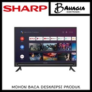 SHARP LED TV 32 INCH 2T C32BG1i // LED SHARP 32 INCH ANDROID SMART TV
