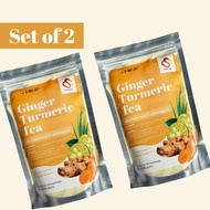 Set of 2/ Ginger Turmeric Tea with Calamansi and Lemongrass with Stevia 350 grams