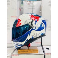 SPYDER FURY Full-face Dual Visor Helmet with FREE CLEAR VISOR (AKIRA)