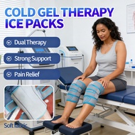 Support Brace for Tendonitis ACL knee injury, Heat Cold Gel Pack Wrap Compression