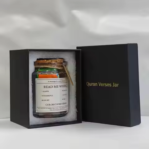 Quran Verse Jar Spiritual Comfort Verses Prayer Bottle Creative Every Emotional Scripture Jars For C