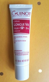 全新 Guinot Longue VieYeux Eye Cream.細胞養生眼霜 30ml 眼部緊緻霜 減紋
