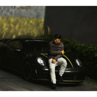 Figure 1 Men's Sitting64 Type 5 Diorama Diecast Miniature Hot Wheel Sitting People Hot Wheels Hobby 