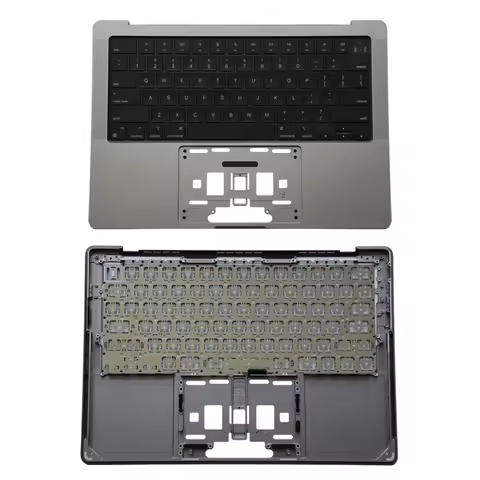 Replacement For MacBook Pro 14" Retina A2442 Topcase with us Keyboard 2021 Space Gray Silver Emc 365