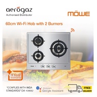 Aerogaz/Mowe 60cm 3 Burners Wi-Fi Stainless Steel Hob MW360S