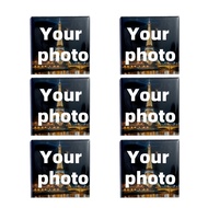 TEMU 6pcs Custom Photo Fridge Magnets Set - Heavy-duty Ized Picture Magnets With Your Own Photos/tex