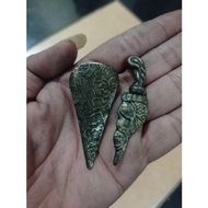Barang Antik Keris Semar Kuncung Kuningan Koleksi Unik Patung Miniatur Semar
