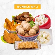 [MING FA] Bundle of 2 Meatball / Fuzhou Fishball / Chicken Cutlet / Teochew Dumpling / Wu Xiang 8 Ch
