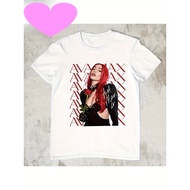 Ava Max Signature Rose Geometric Trend Fashion Popular Style Milk Silk Skin-Friendly T-Shirt Heavywe