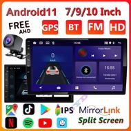 [ FREE Camera ] 4GB RAM+32G IPS Android Player 7/9/10 inch Double Din Car Radio Multimedia Video Pla