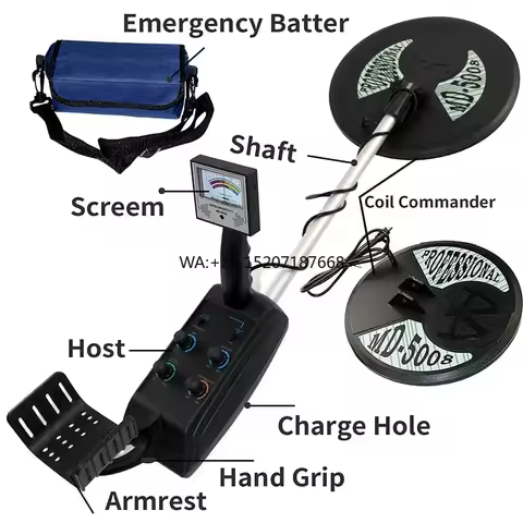 MD-5008 Ground Metal Detector 3 Meters Detector Underground Metal Detector