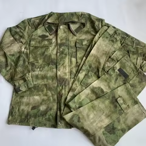 China PLA Experimental Type Green Ink Camouflage Uniform Set Jacket Pants