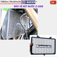 Z1000 z900 radiator cover, z1000 radiator protection, z1000 radiator, z1000 accessories, mbiker