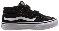 Vans Kids Sk8-Mid Reissue V Skate Shoe (Black/True White, numeric_11)