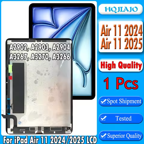 11.0" For Apple iPad Air 11 2024 LCD A2902 A2903 A2904 Display Touch Screen Digitizer For iPad Air 1