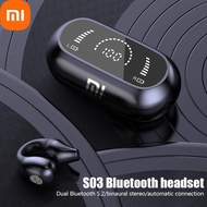 ♥【Readystock】FREE Shipping♥Xiaomi S03 TWS Noise Wireless Bluetooth Earphone In-Ear Music Headphones Headset Earbuds With Mic Call Charging Case
