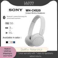 【BEST PRICE】Sony WH-CH520 Wireless On-Ear Headphones | 50H Playtime, Fast Charge 10min = 90min | Ult