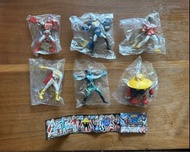 罕有絕版扭蛋，BanDai ，東映英雄列傳，宇宙鐵人/天地雙龍，70年代特撮超人經典，石森章太郎