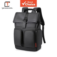 TANGCOOL Roll Top Expandable Laptop Backpack 21L Water Resistant Oxford Bag Fits 15.6 Inch Notebook 