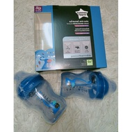 Tommee Tippee CTN DecoratBottle 9Oz/260ml adv anti colic 2 bottle(free brush)
