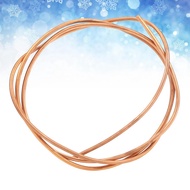 C1100 T2 Copper Tube 6mm OD 5mm ID 0.5mm Wall Thickness Soft Coil Tubing 2m Length for Refrigerator 