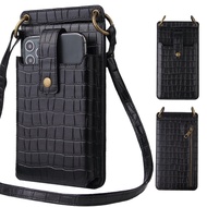 HB8 Universal double check Neck Strap Sleeve Phone Pouch Messenger Bag Case cover Girls Gifts for sm