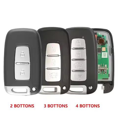2/3/4 Bottons Original Car Key Case Shell for Hyundai IX35 Sonata 8 Elantra for Kia K2 K5 Sportage F