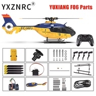 YUXIANG F06 EC135 RC Helicopter All Spare Parts Fuselage Shell Rotor Battery Remote Control Paddle B